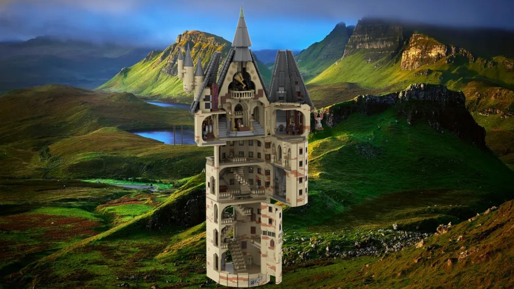 LEGO MOC Magic Castle Great Tower V2.0 by Brick_Sanchez | Rebrickable ...