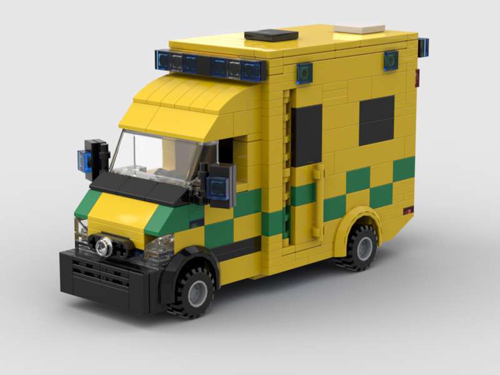 LEGO MOC UK Ambulance by MOCerhead | Rebrickable - Build with LEGO