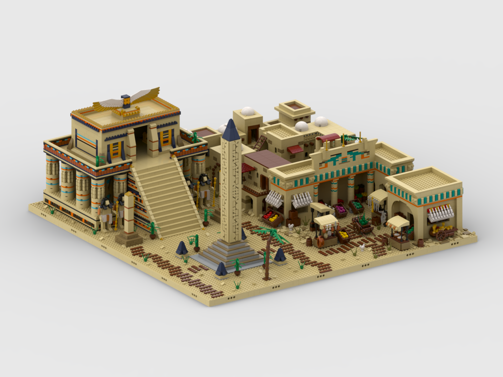 LEGO MOC Ancient Egypt Diorama by gabizon | Rebrickable - Build with LEGO