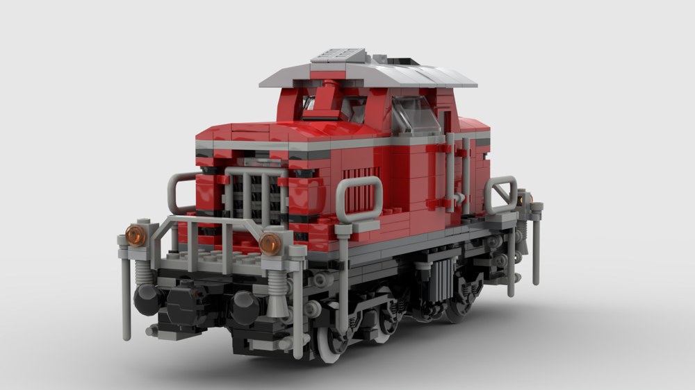 LEGO MOC V60 diesel locomotive by nithor | Rebrickable - Build with LEGO