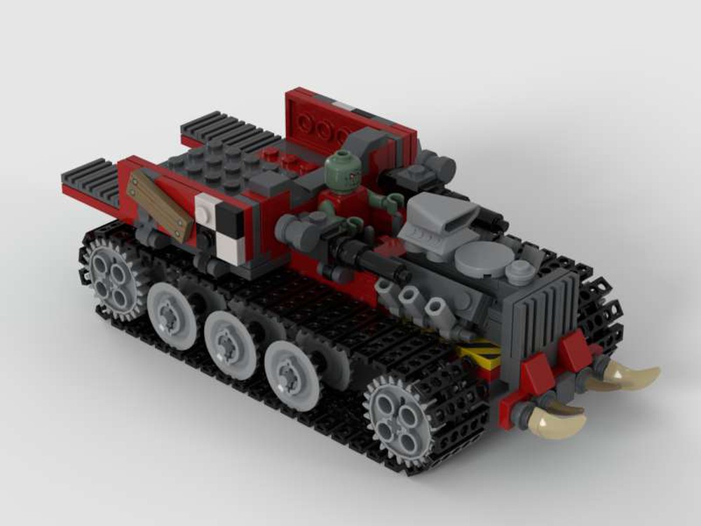 Lego Moc Ork Big Trakk By Mikey2110 Rebrickable Build With Lego