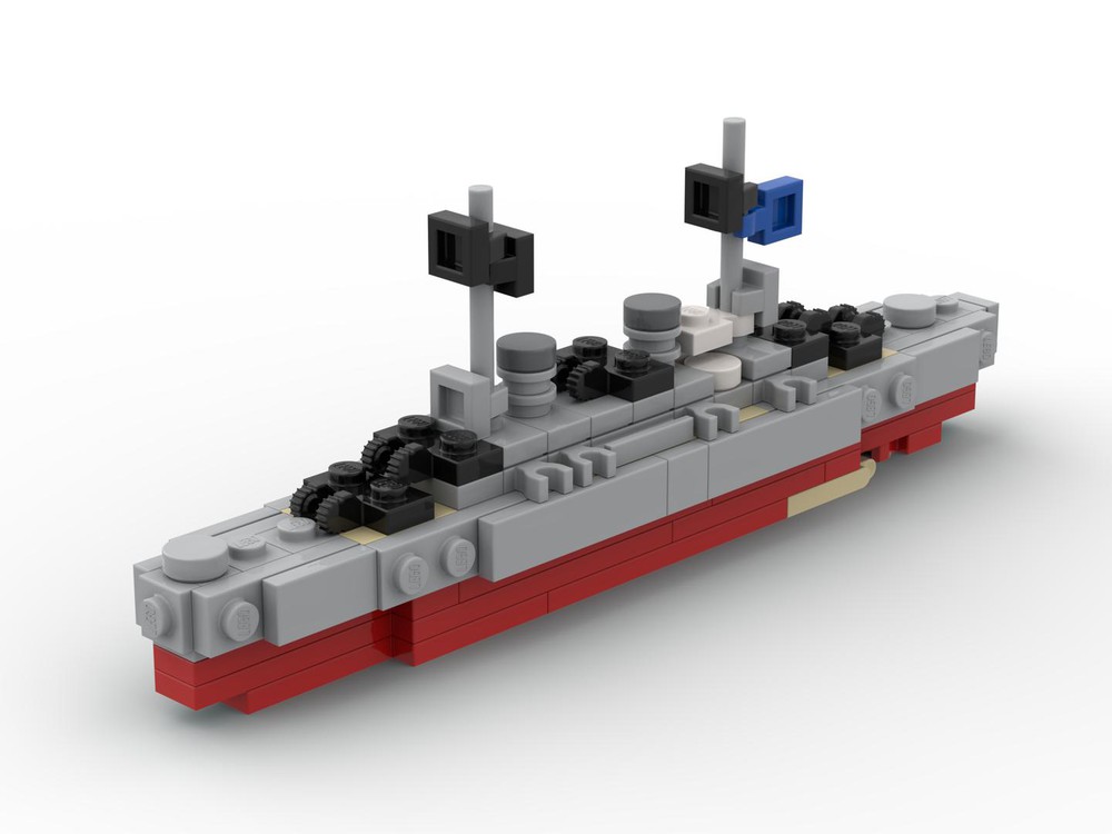 LEGO MOC Bretagne Battleship by The Bobby Brix Channel | Rebrickable ...