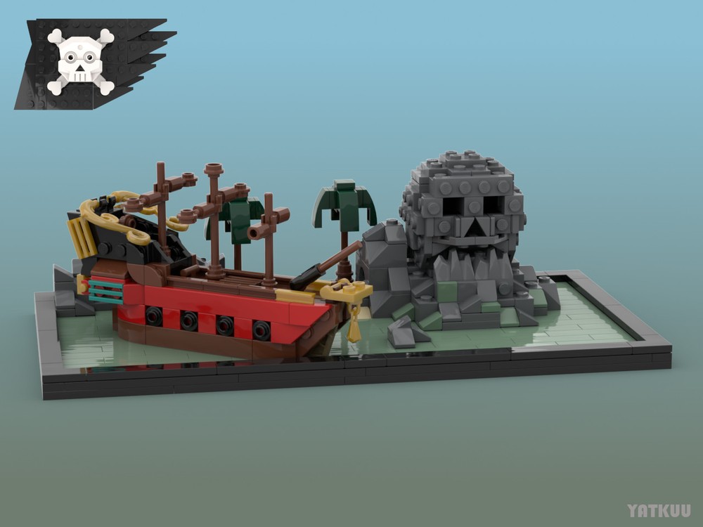 LEGO MOC-163709 mini Skull Rock by Yatkuu | Rebrickable - Build with LEGO