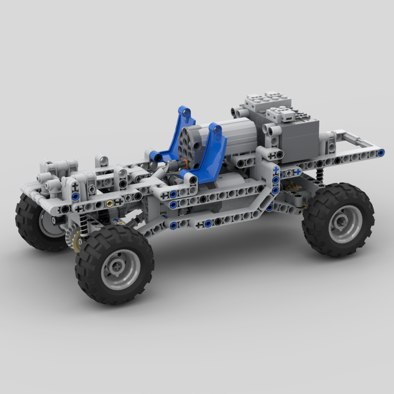 Lego Moc Off Road Chassis Studs Wide By Apachaihapachai