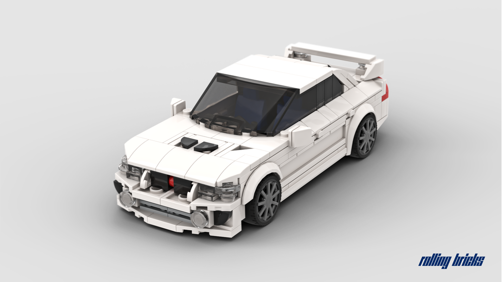 LEGO MOC Mitsubishi Lancer EVO V VI Tommi Makinen Edition by RollingBricks Rebrickable Build with LEGO