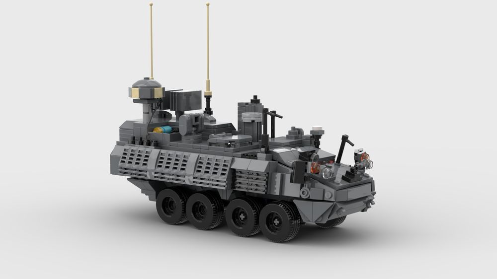 LEGO MOC M1256A1 Stryker DE M-SHORAD DVHA1 | High Energy Laser-equipped ...