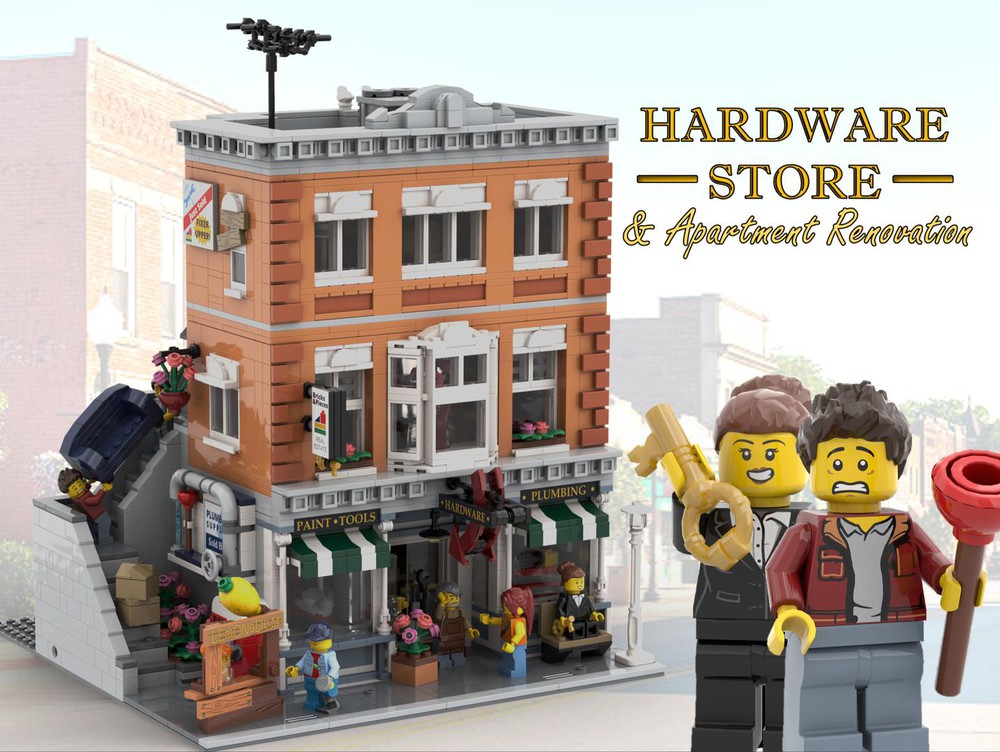 Lego apartment moc fashion