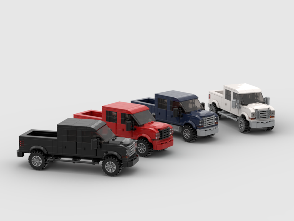 LEGO MOC Ford F250 Pickup by dmeltx | Rebrickable - Build with LEGO