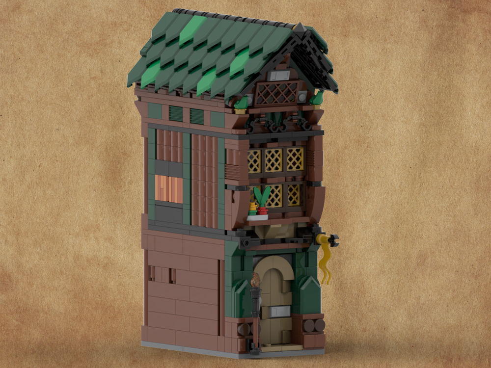 LEGO MOC Medieval Inn by Huebre | Rebrickable - Build with LEGO