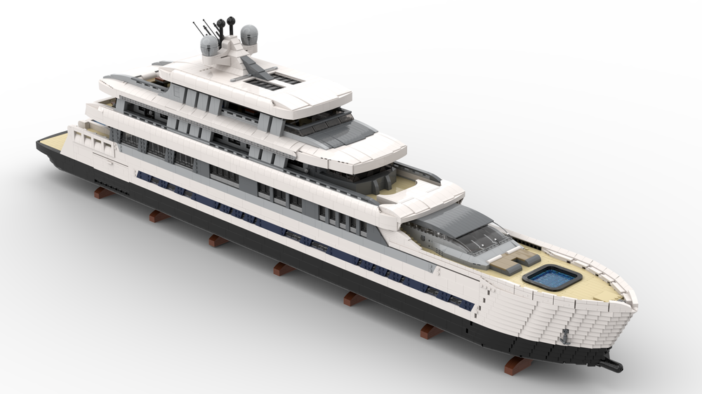 lego yacht moc