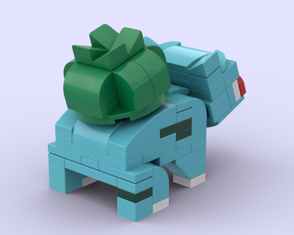 LEGO MOC-164189 Bulbasaur by AmyBricks | Rebrickable - Build with LEGO