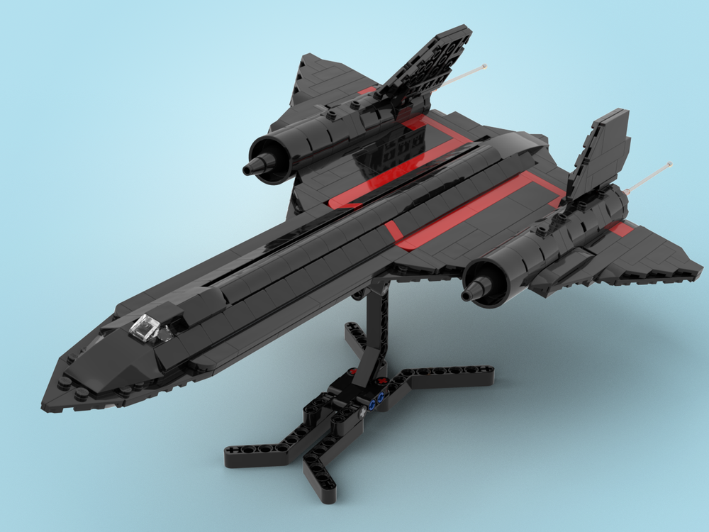 LEGO MOC SR-71 Blackbird (1/72 scale) by abracada_brick | Rebrickable ...