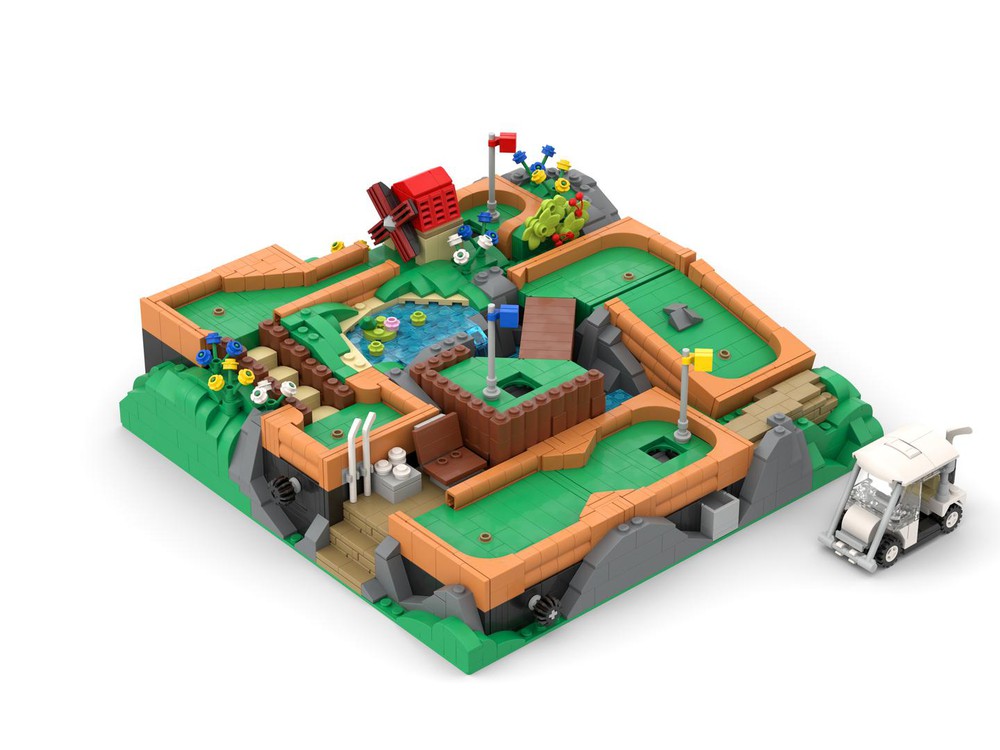 LEGO MOC Working Mini Golf Course by LEGOParadise | Rebrickable - Build ...