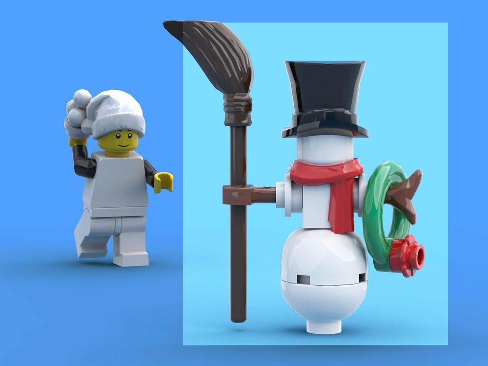 LEGO MOC My Favorite Snowman by fidi70 | Rebrickable - Build with LEGO