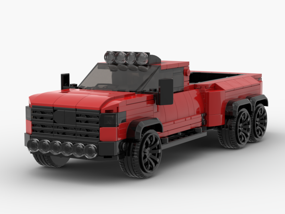 LEGO MOC 2022 GMC Sierra 3500 HD 6x6 Custom by KineticKit | Rebrickable ...