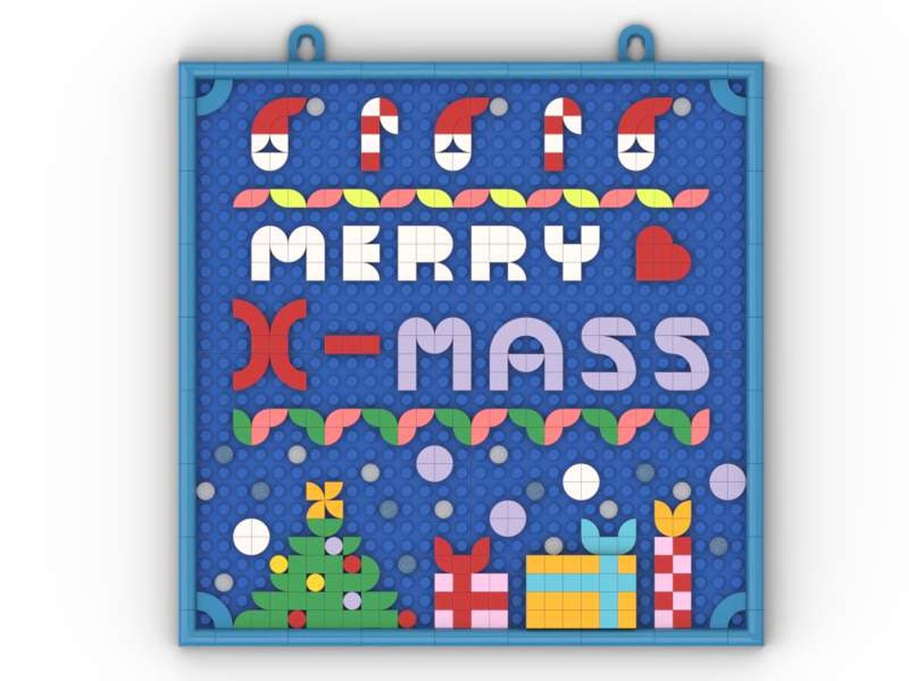 LEGO MOC Christmas board by Mommy and kids | Rebrickable - Build with LEGO