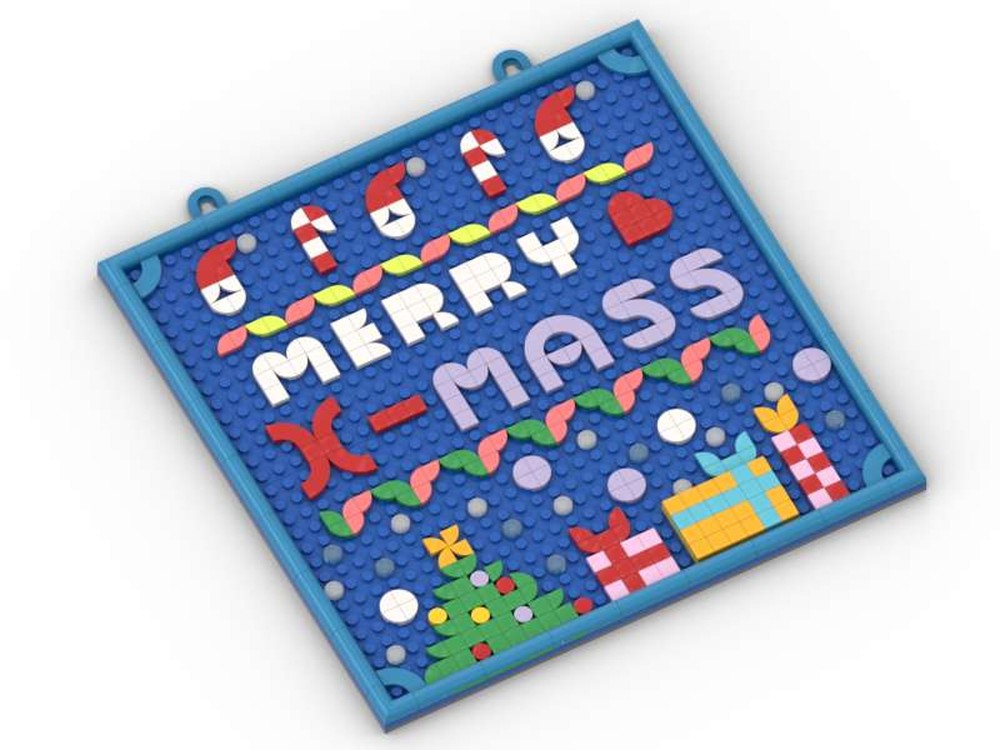 LEGO MOC Christmas board by Mommy and kids | Rebrickable - Build with LEGO