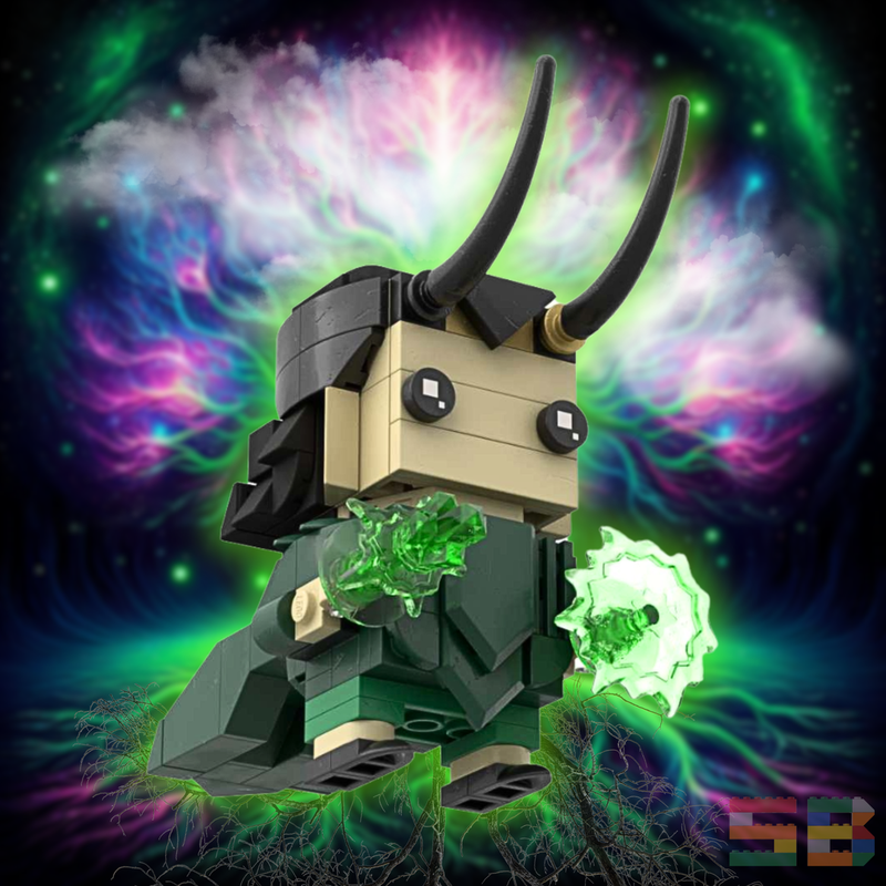 LEGO MOC-164670 God Loki Brickheadz by SafeBrickz | Rebrickable - Build ...