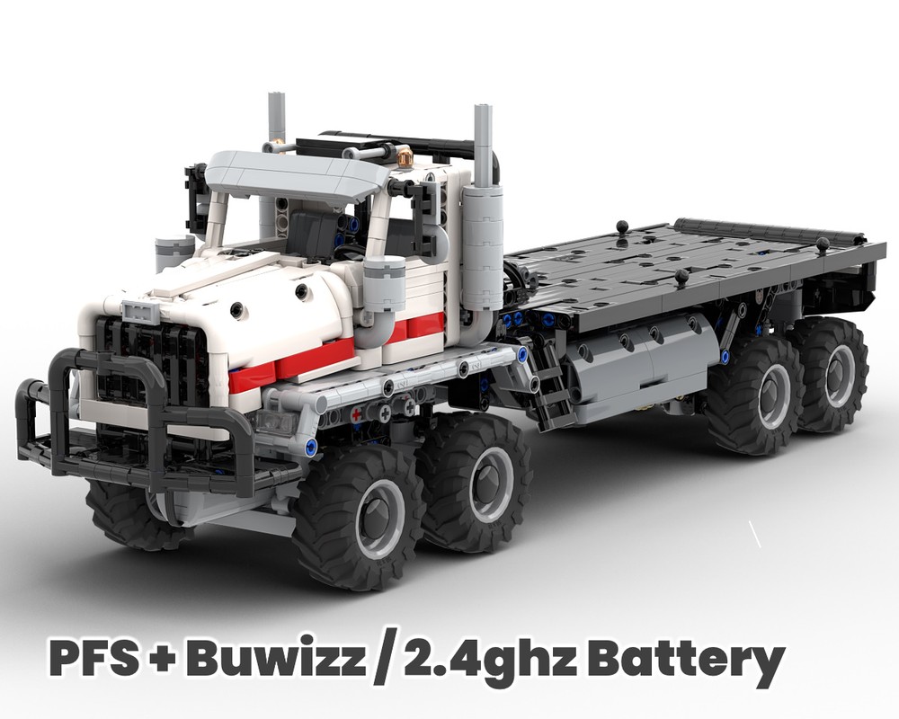 朱蒙 LEGO MOC Western Star 6900 (PFS+Buwizz or 2.4ghz Battery) by