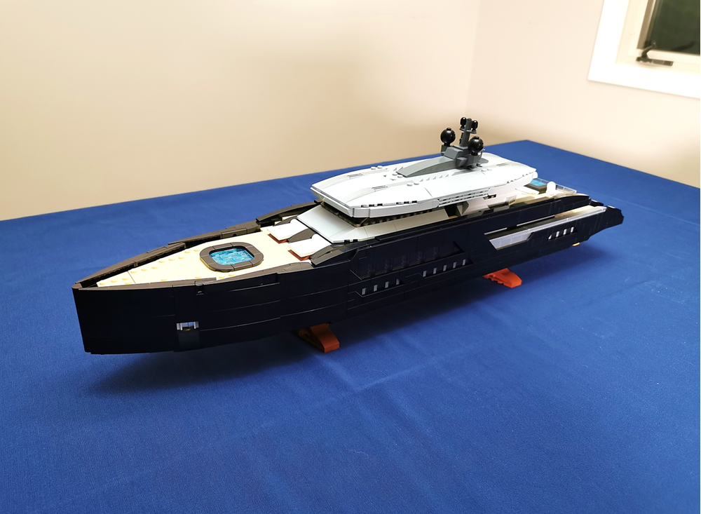 LEGO MOC Midi-Scale Yacht - 2,977 Pcs, Exterior and Interior by ...