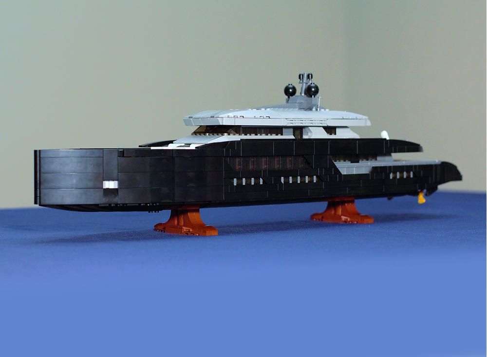 LEGO MOC Midi-Scale Yacht - 2,977 Pcs, Exterior and Interior by ...