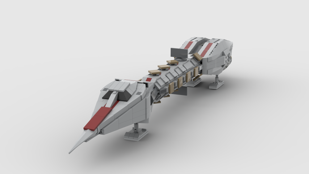 LEGO MOC Stealth Ship - IPV-2C Stealth Corvette by MindBrick 