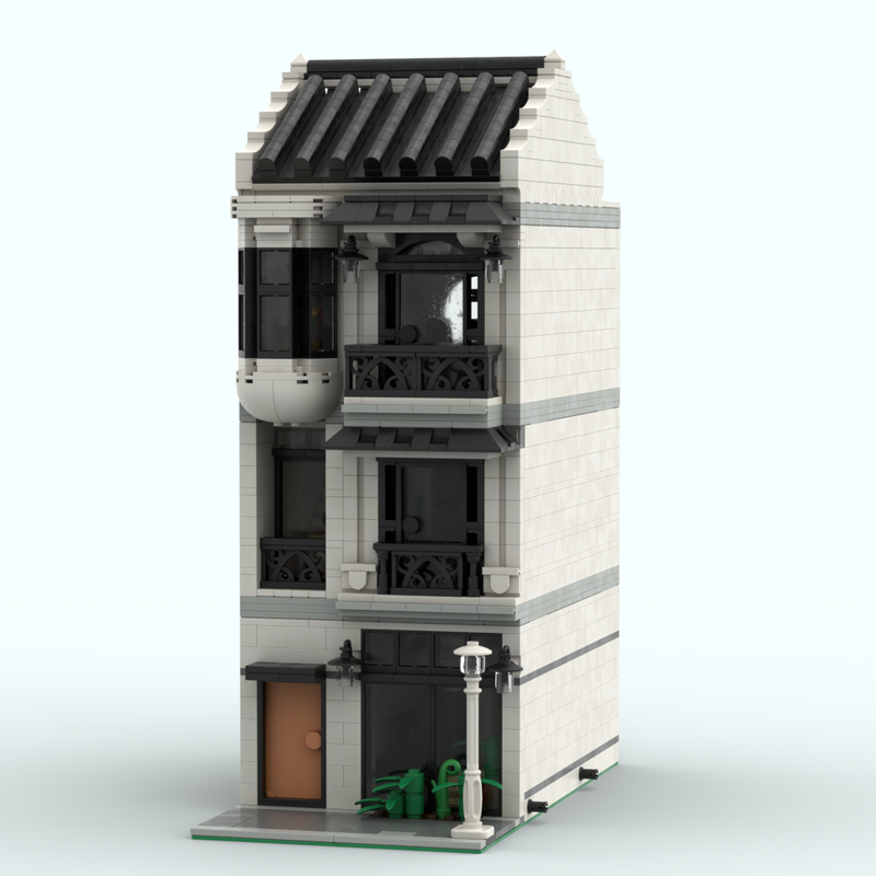 LEGO MOC Indochine Townhouse by HanoiBrick | Rebrickable - Build with LEGO