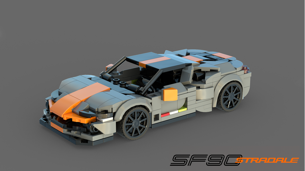 LEGO MOC-164866 Ferrari SF90 Stradale (mod of @oxiebricks sf90) by