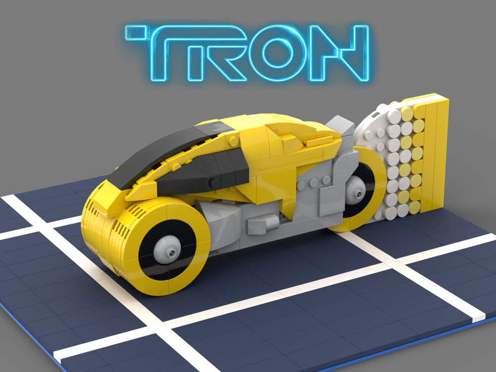 LEGO MOC TRON Lightcycle (1982) by abracada_brick | Rebrickable - Build ...