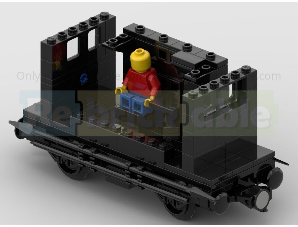 LEGO MOC Railway Break Van by AmacDonald43 | Rebrickable - Build with LEGO