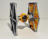Sabine's painted TIE