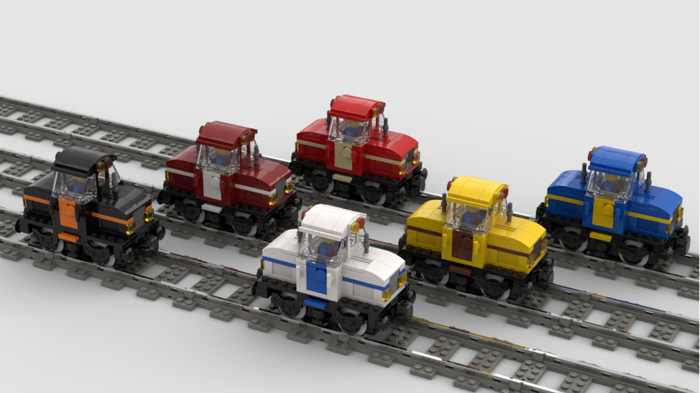 LEGO MOC-165138 9V Diesel Shunter 