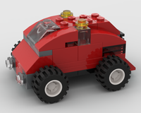 Red Garbage Truck (mini) - 10717-1