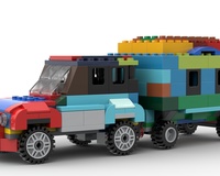 10696 Land rover and trailer