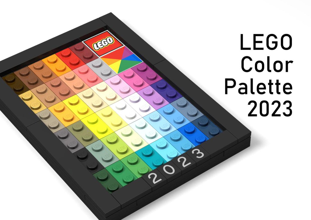 LEGO MOC Lego Color Palette 2023 by asnoopy Rebrickable Build with LEGO