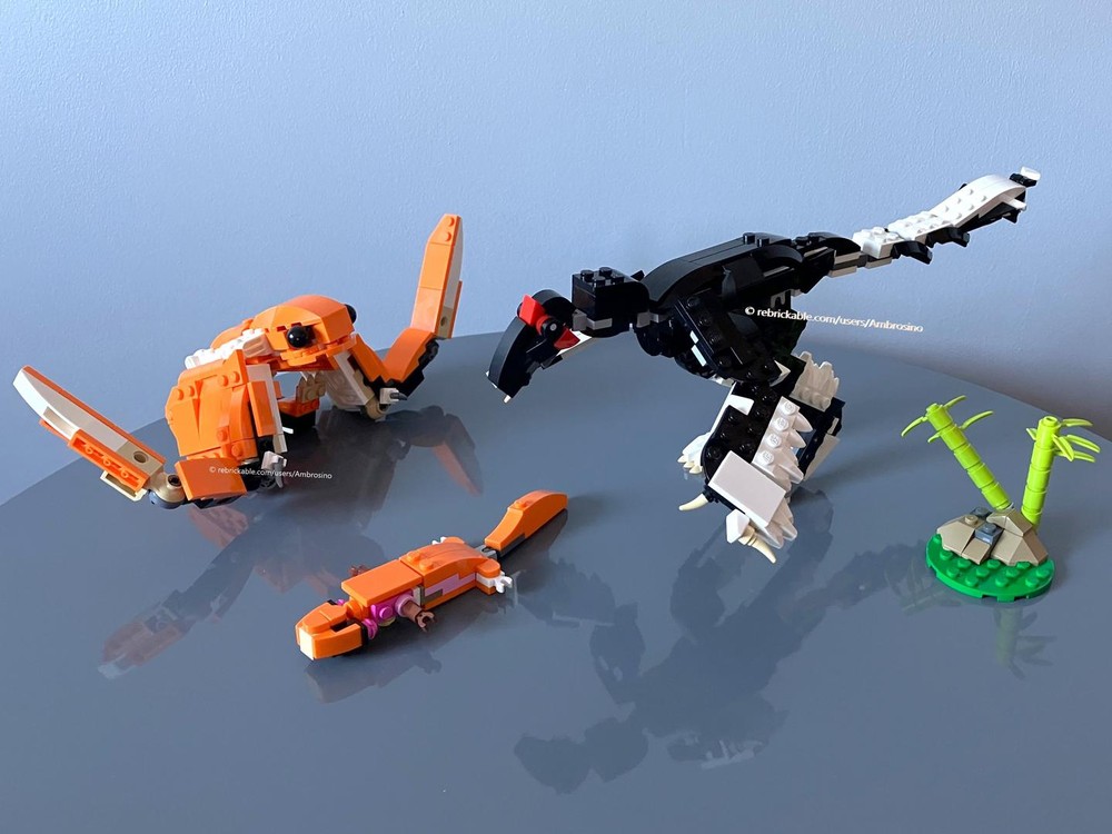 モンゴリラ LEGO MOC 31129: real color Anchiornis & friends by Ambrosino