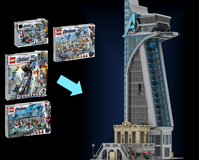 Avengers Tower Base - 76269 Mod w/ Hall of Armor & Grand Central