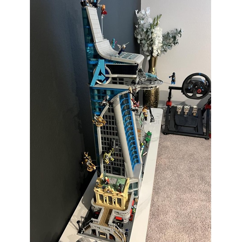 LEGO MOC Avengers Tower Base - 76269 Mod w/ Hall of Armor & Grand