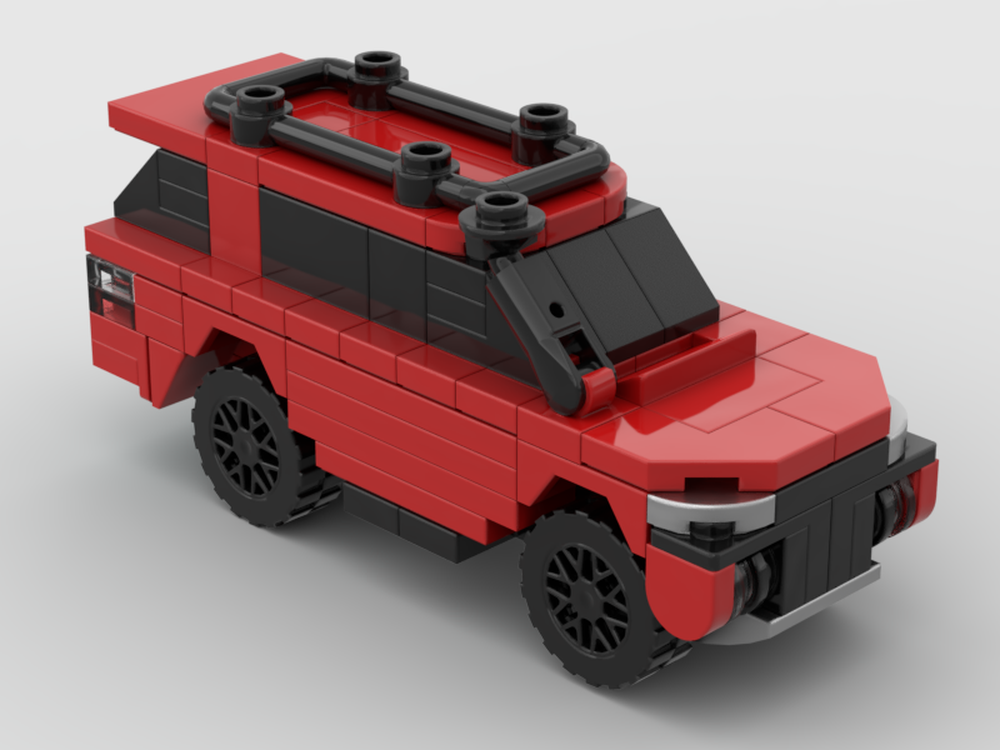 Lego Moc 2018 Toyota 4runner Red By Jjdesign Rebrickable Build