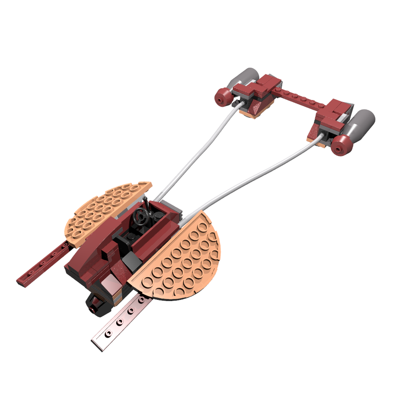 LEGO MOC-16554 75173 Pod Racer by Berth | Rebrickable - Build with LEGO