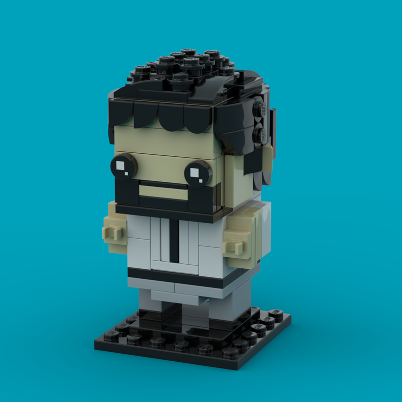 LEGO MOC Beard Guy by birdbrickbuilds | Rebrickable - Build with LEGO