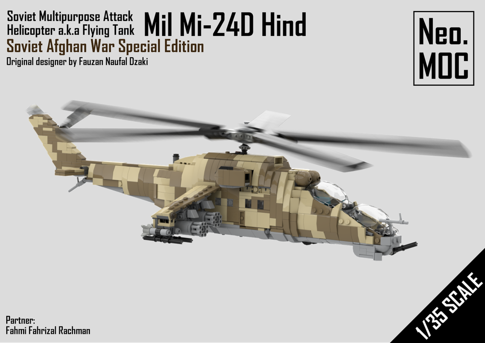 LEGO MOC Mil Mi 24D Soviet Afghan War Special Edition by Neo.moc ...