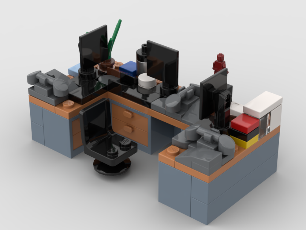 LEGO MOC The Office - Dwight's Megadesk By TheBrickBulbasaur ...