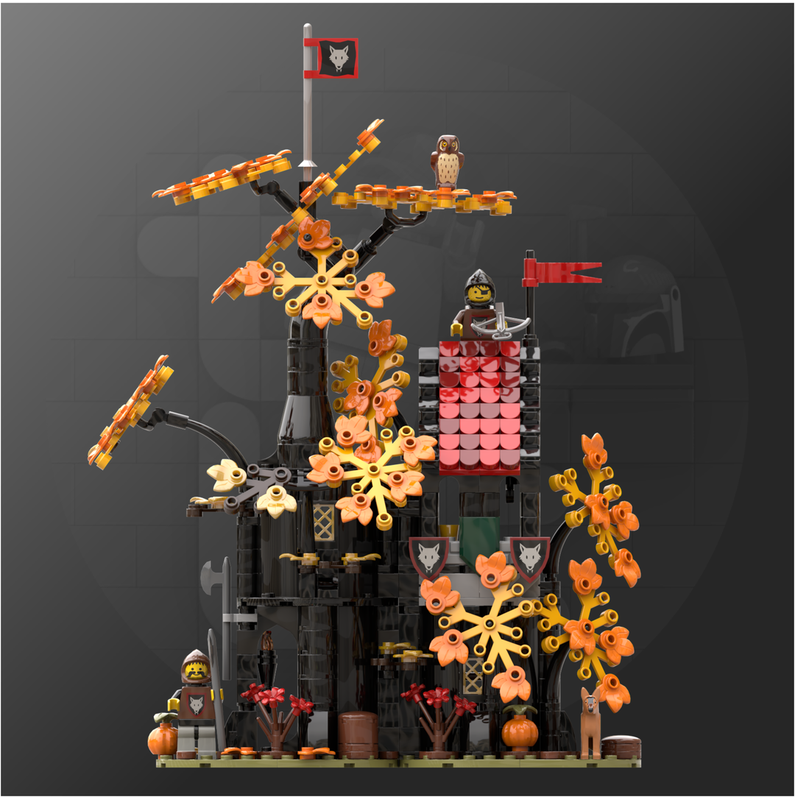 LEGO MOC 40567 - Forest Hideout - Wolfpack Mod by