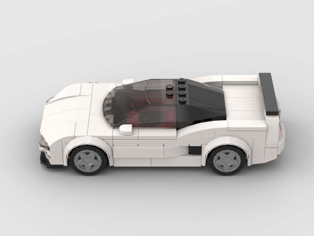 LEGO MOC 1990 Honda NSX by toms8wides | Rebrickable - Build with LEGO