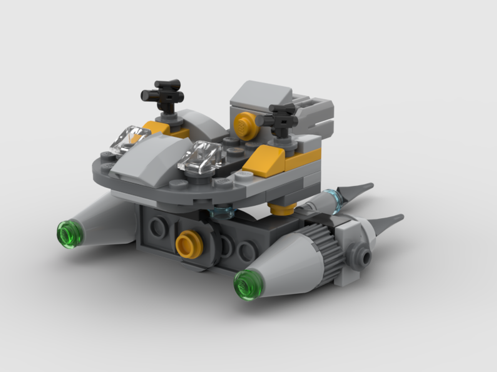 LEGO MOC 75363 - Mando's pod racer by JusTiCe8 | Rebrickable - Build ...