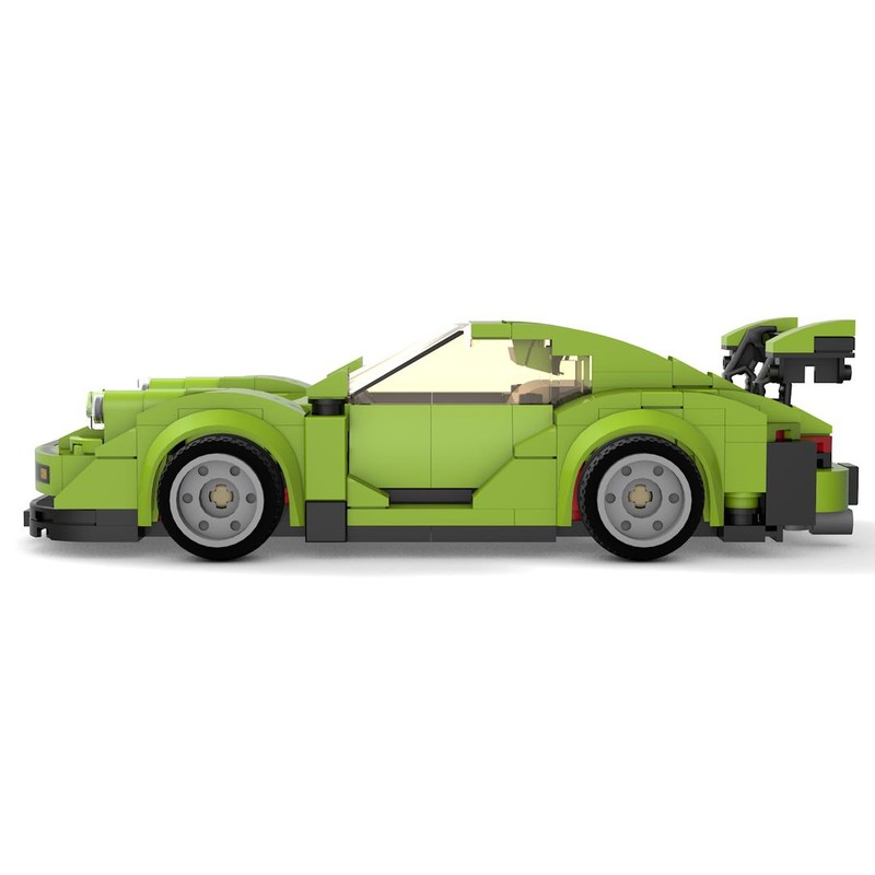 Décoration Murale XXL Porsche 911 Turbo - Toile 5 Parties 150x80cm - Impression HD, Moderne - Pour Salon, Bureau