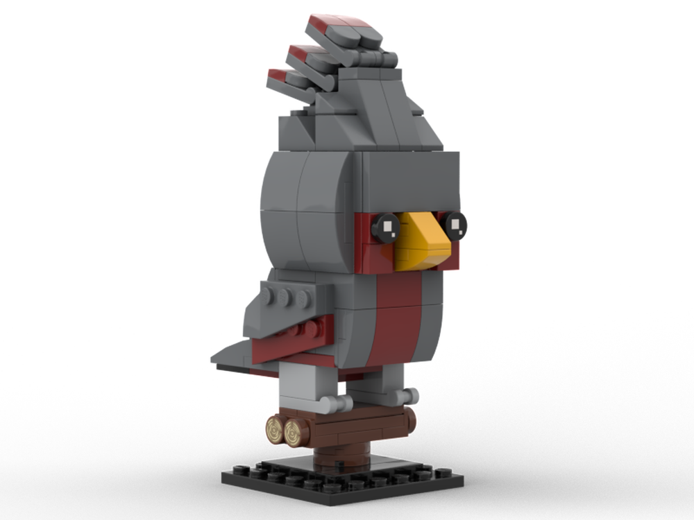 LEGO MOC Pyrrhuloxia (Pyro): Birdheadz by OrchardBuilds | Rebrickable ...