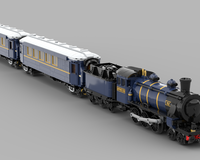 LEGO MOC Orient Express meets Pere Marquette 1225 by