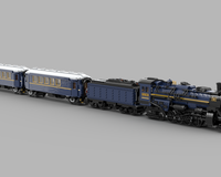 LEGO MOC-165958 Orient Express meets Pere Marquette 1225 by